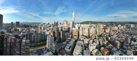 空撮 鳥瞰図 台湾 93309349