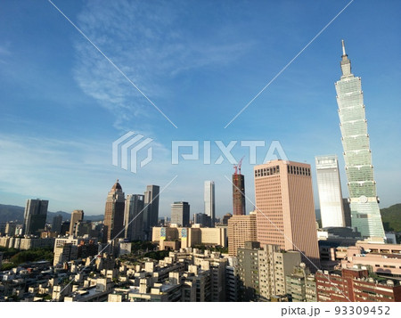 空撮 鳥瞰図 台湾 93309452