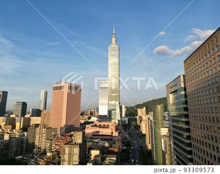 空撮 鳥瞰図 台湾 93309573