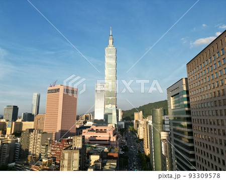 空撮 鳥瞰図 台湾 93309578