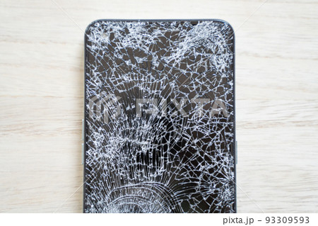 スマホ素材 壊れた携帯電話 スマホ素材 壊れた携帯電話 93309593