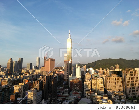 空撮 鳥瞰図 台湾 93309661