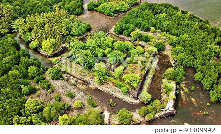 The world heritage site Nan Madol in Pohnpei, Micronesia. The world heritage site Nan Madol in Pohnpei, Micronesia. 93309942