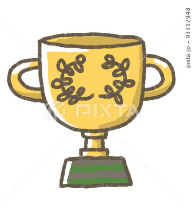 スポーツ　トロフィー　イラスト 93312948