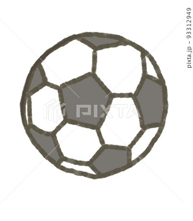 サッカーボール　イラスト 93312949