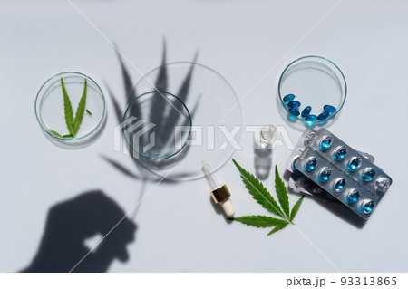 cannabis treatment concept 93313865