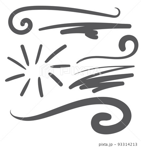 Black squiggle swoosh text font tail - baseball tshirt design 93314213