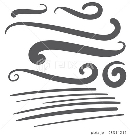 Black squiggle swoosh text font tail - baseball tshirt design 93314215