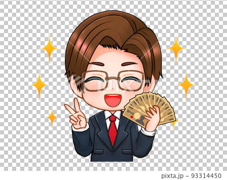 用鈔票做一塊的工薪族赤壁人物素材2 93314450