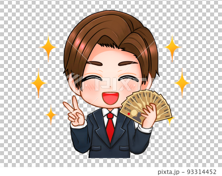 用鈔票做一塊工薪族的赤壁人物素材4 93314452