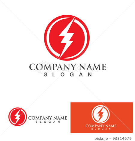 Thunderbolt logo and symbol vector Thunderbolt logo and symbol vector 93314679