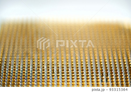 Processor close-up on a white background. The concept of new technologies 93315364