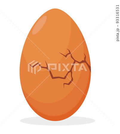 Chicken hatching from the egg. Cartoon baby chick born process. Small baby bird emergence from egg, cracked shell. Funny domestic animal. Funny and educational illustration for kids Chicken hatching from the egg. Cartoon baby chick born process. Small baby bird emergence from egg, cracked shell. Funny domestic animal. Funny and educational illustration for kids 93316531