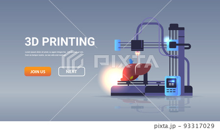 liver model prints on 3d bio printer medical printing of human transplantation organ biological engineering bioprinting liver model prints on 3d bio printer medical printing of human transplantation organ biological engineering bioprinting 93317029