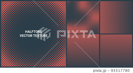 Vector halftone pattern texture gradient screen background. Half tone dot texture gradation graphic Vector halftone pattern texture gradient screen background. Half tone dot texture gradation graphic 93317780