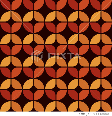 70 s Retro Seamless rainbow stripes. Vector stock illustration. 93318008