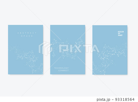Abstract molecules brochure design. Vector cover template. Connect dots and lines. Text frame surface. Vector front page font design Abstract molecules brochure design. Vector cover template. Connect dots and lines. Text frame surface. Vector front page font design 93318564