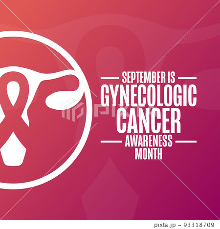 September Is Gynecologic Cancer Awareness...のイラスト素材 [93318709] - PIXTA