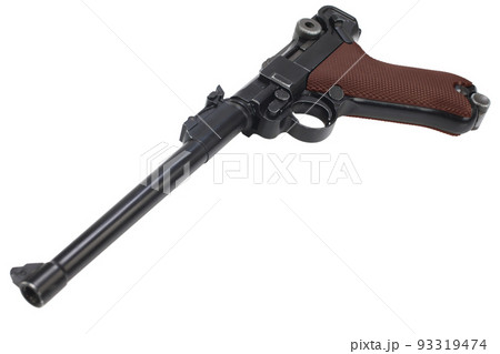 World War I period german army handgun isolated 93319474
