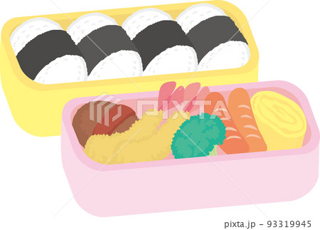 お弁当_二段重ね弁当 お弁当_二段重ね弁当 93319945