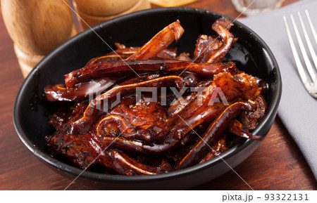 Sliced Korean pork ears 93322131