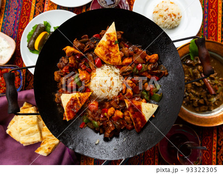 lamb meat saute coban kavurma lamb meat saute coban kavurma 93322305
