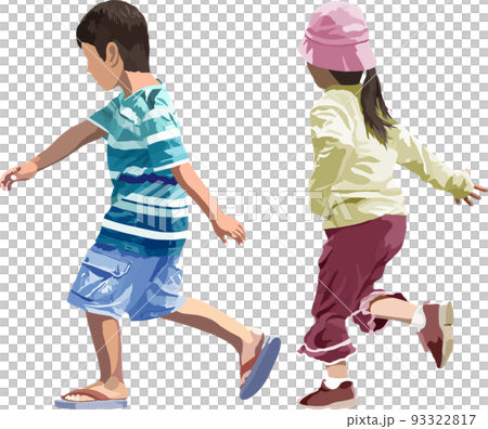 Illustration background transparent image of a child playing outside Illustration background transparent image of a child playing outside 93322817