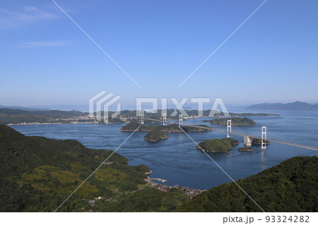 来島海峡大橋：しまなみ海道（愛媛県今治市吉海町） 93324282