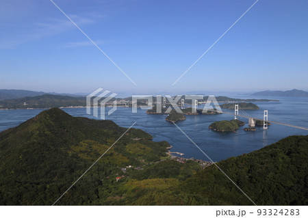 来島海峡大橋：しまなみ海道（愛媛県今治市吉海町） 93324283
