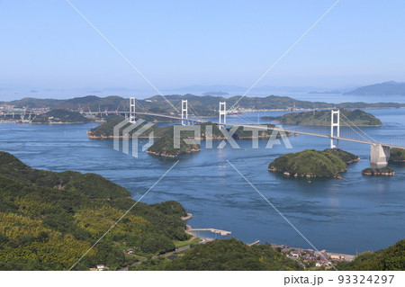 来島海峡大橋：しまなみ海道（愛媛県今治市吉海町） 93324297