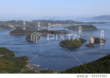 来島海峡大橋：しまなみ海道（愛媛県今治市吉海町） 93324301