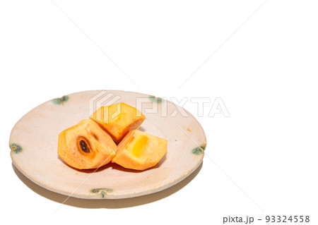 柿 かき カキ 秋の味覚 秋の果物 果物 果実 柿の写真 柿 かき カキ 秋の味覚 秋の果物 果物 果実 柿の写真 93324558
