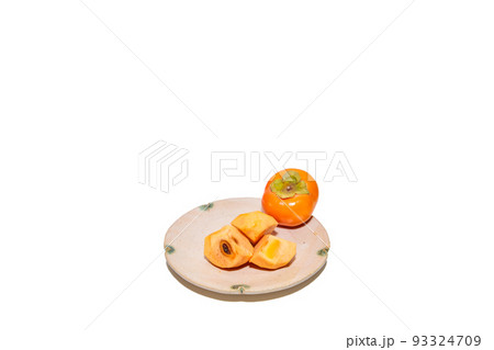柿 かき カキ 秋の味覚 秋の果物 果物 果実 柿の写真 柿 かき カキ 秋の味覚 秋の果物 果物 果実 柿の写真 93324709