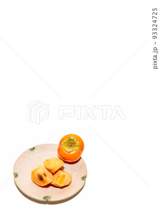 柿 かき カキ 秋の味覚 秋の果物 果物 果実 柿の写真 柿 かき カキ 秋の味覚 秋の果物 果物 果実 柿の写真 93324725
