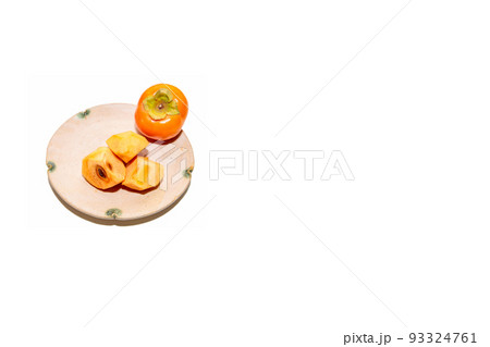 柿 かき カキ 秋の味覚 秋の果物 果物 果実 柿の写真 柿 かき カキ 秋の味覚 秋の果物 果物 果実 柿の写真 93324761