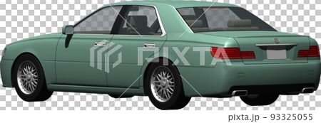 Original car cutout image illustration that does not require the manufacturer's license 93325055