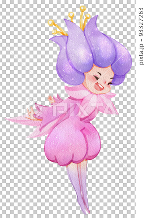 Fairy tale forest wonderland watercolor icon png 93327263