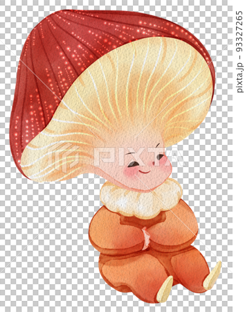 Fairy tale forest wonderland watercolor icon png 93327265