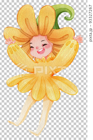 Fairy tale forest wonderland watercolor icon png 93327267