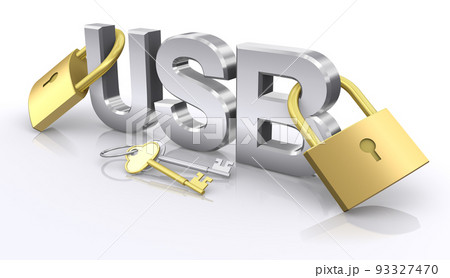 USBのセキュリティイメージ 93327470