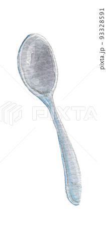 食器　水彩イラスト　カトラリー　鍋 93328591