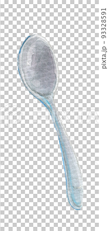 食器　水彩イラスト　カトラリー　鍋 93328591