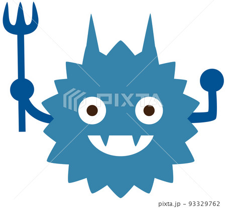 ウイルス　バイ菌のキャラクター 93329762