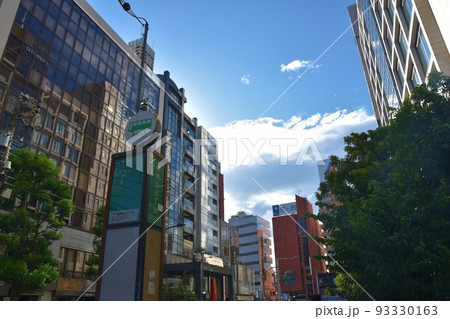 夏の夕方の骨董通り　東京 93330163