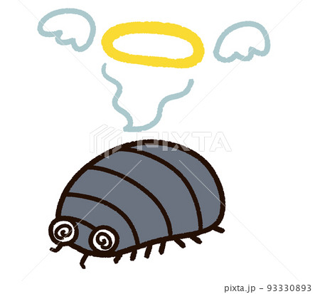 死んだダンゴムシのキャラクター 93330893