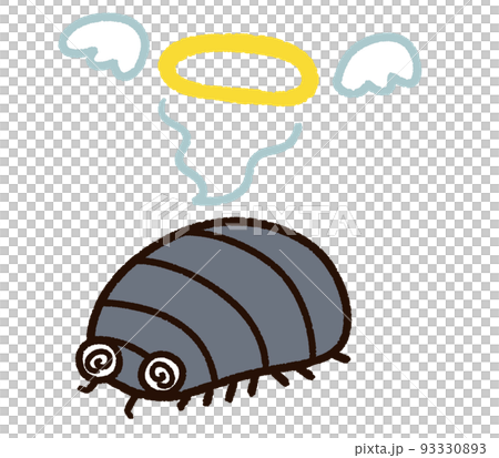 死んだダンゴムシのキャラクター 93330893