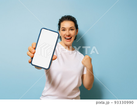 woman with smartphone woman with smartphone 93330990