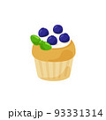 ブルーベリーカップケーキ 93331314