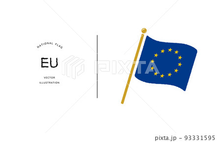 EUの国旗アイコン ベクターイラスト