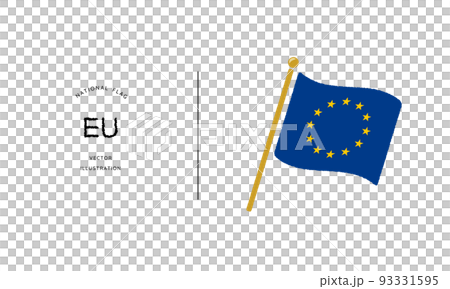 EU flag icon vector illustration 93331595